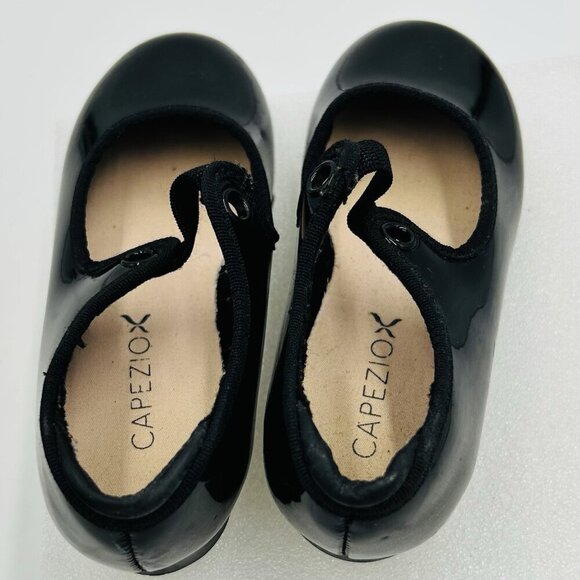 Capezio Girls Tap Shoes Black Size 10M Tele Tone Tap Patent N625C - Picture 7 of 10